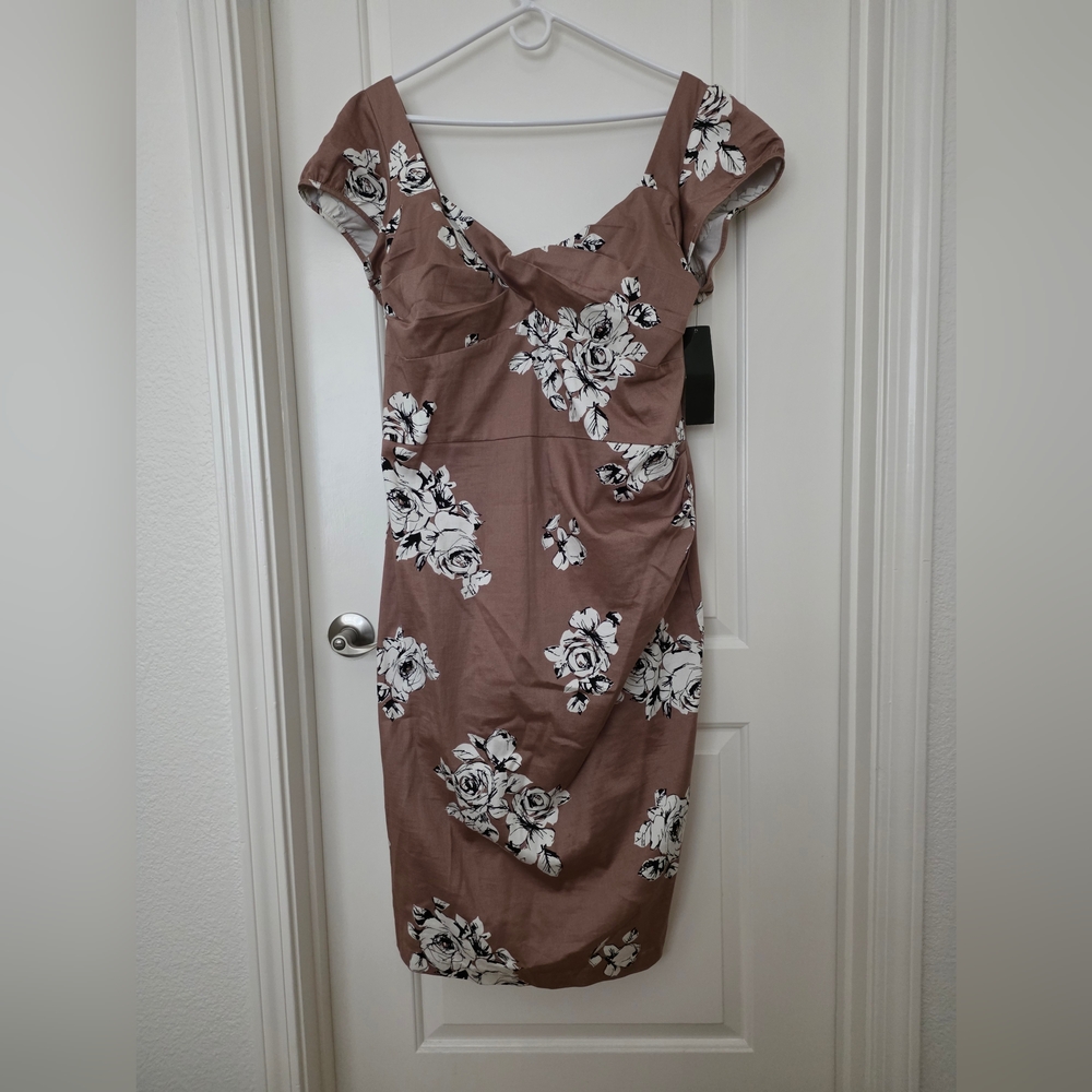 Stop & Staring Alisia Estrada Floral Print Dress Size 18.